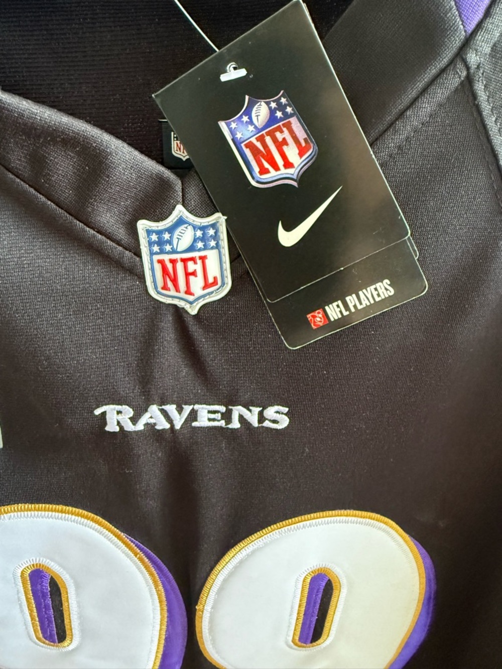 Nike NFL Baltimore Ravens #99 Kruger Jersey Super Bowl XLVII Black Size M NWT - Picture 5 of 9
